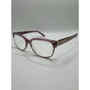 Escada VES 298 Eyeglasses Frames Purple Gold Italy Designer